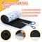 Felt Furniture Pads, Non Slip Self Adhesive Cuttable Felt Tape Black Heavy Duty Felts Strip Roll for Protecting Hardwood Floors Chair Wall Protector (40 x 5 x 0.12 Inch)